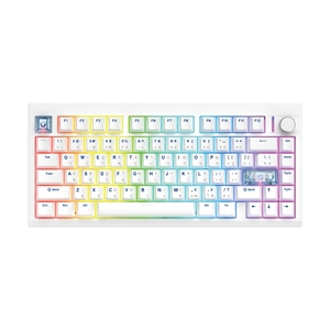 KEYBOARD WIRELESS BLUETOOTH FANTECH MK921 MAXFIT8 WHITE (WHITE SWITCH คีย์บอร์ด)