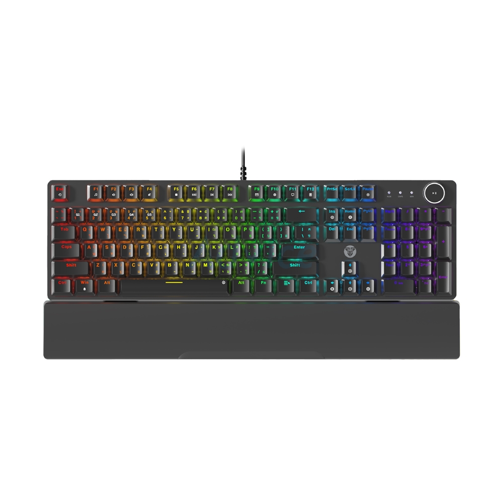 KEYBOARD FANTECH MK894 MAXPOWER II BLACK (BLUE SWITCH คีย์บอร์ด)