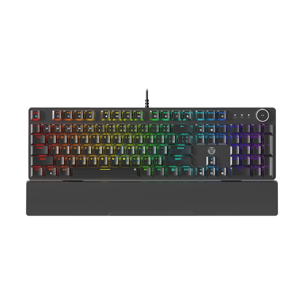 KEYBOARD FANTECH MK894 MAXPOWER II BLACK (YELLOW SWITCH คีย์บอร์ด)