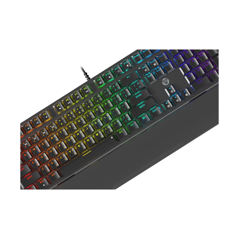 KEYBOARD FANTECH MK894 MAXPOWER II BLACK (YELLOW SWITCH คีย์บอร์ด)