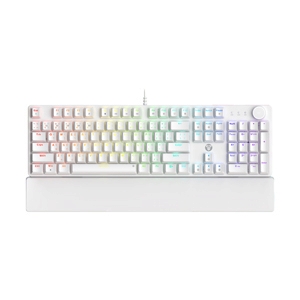 KEYBOARD FANTECH MK894 MAXPOWER II WHITE (BLUE SWITCH คีย์บอร์ด)