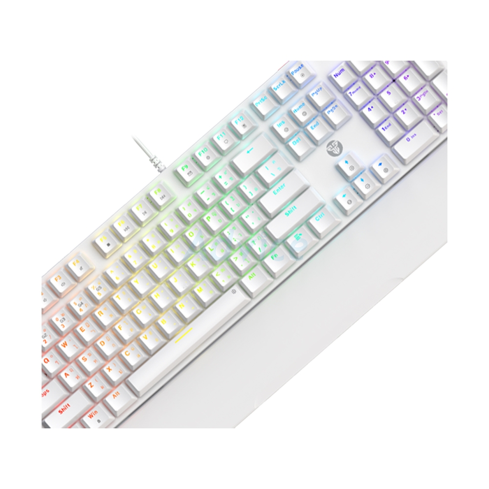 KEYBOARD FANTECH MK894 MAXPOWER II WHITE (BROWN SWITCH คีย์บอร์ด)