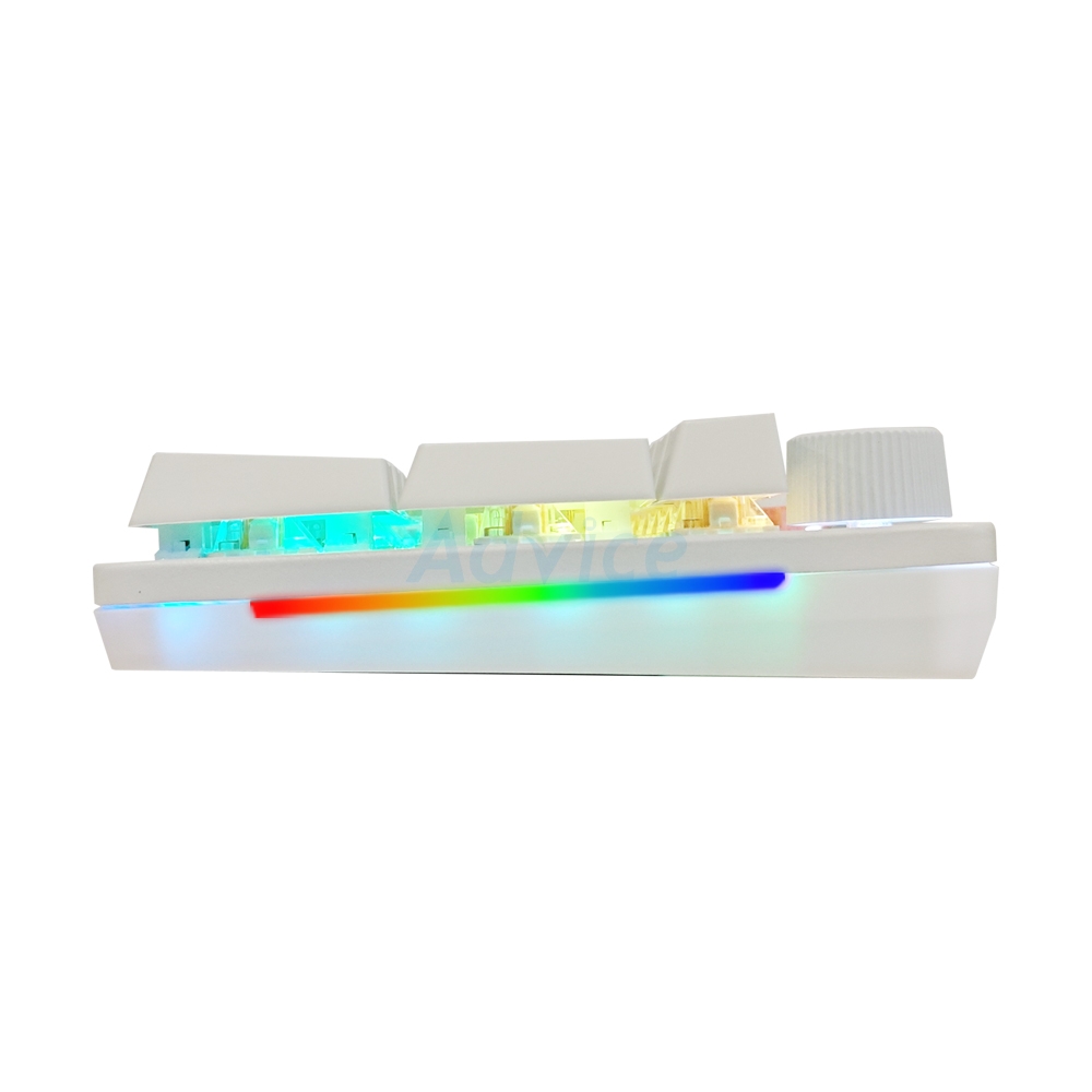 KEYBOARD FANTECH MK894 MAXPOWER II WHITE (YELLOW SWITCH คีย์บอร์ด)