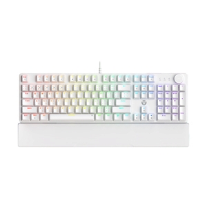 KEYBOARD FANTECH MK894 MAXPOWER II WHITE (YELLOW SWITCH คีย์บอร์ด)