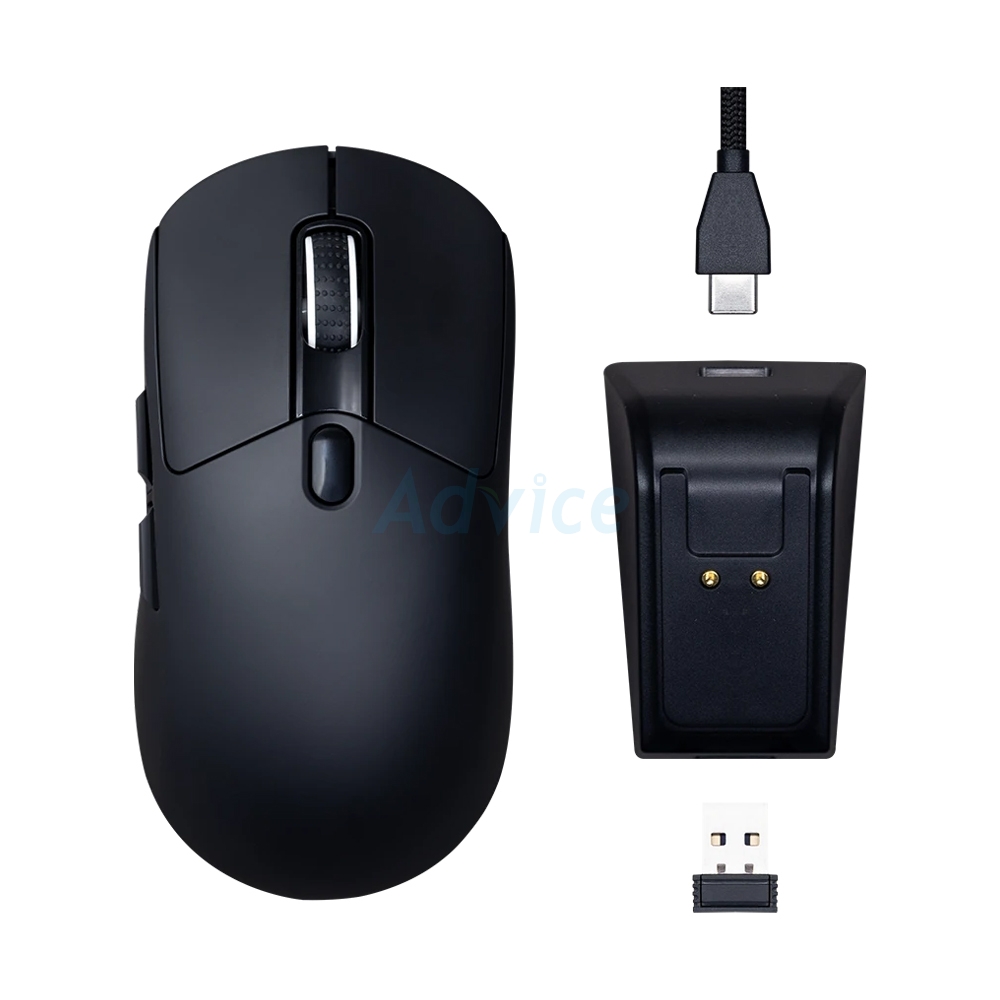 MOUSE WIRELESS BLUETOOTH EGA M13 V2 BLACK (เมาส์ไร้สาย)