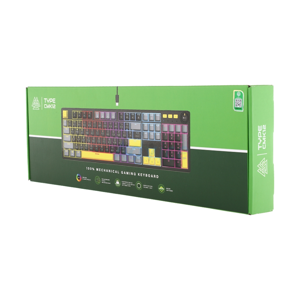 KEYBOARD EGA CMK 12 LAYOUT A (BLUE SWITCH คีย์บอร์ด)