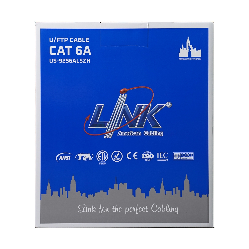 สายแลน CAT6A (305m/Box) LINK (US-9256ALSZH)