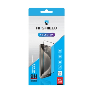 ฟิล์ม iPhone 16 Pro HI-SHIELD กระจกแบบใสเต็มจอขอบดำ