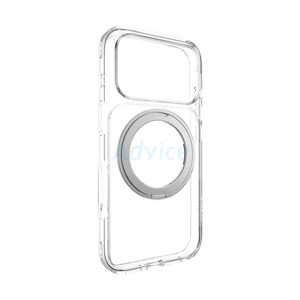 Case iPhone 17 Pro MAGEASY MagStand 360 M Rotating Ring Protective Case Transparent