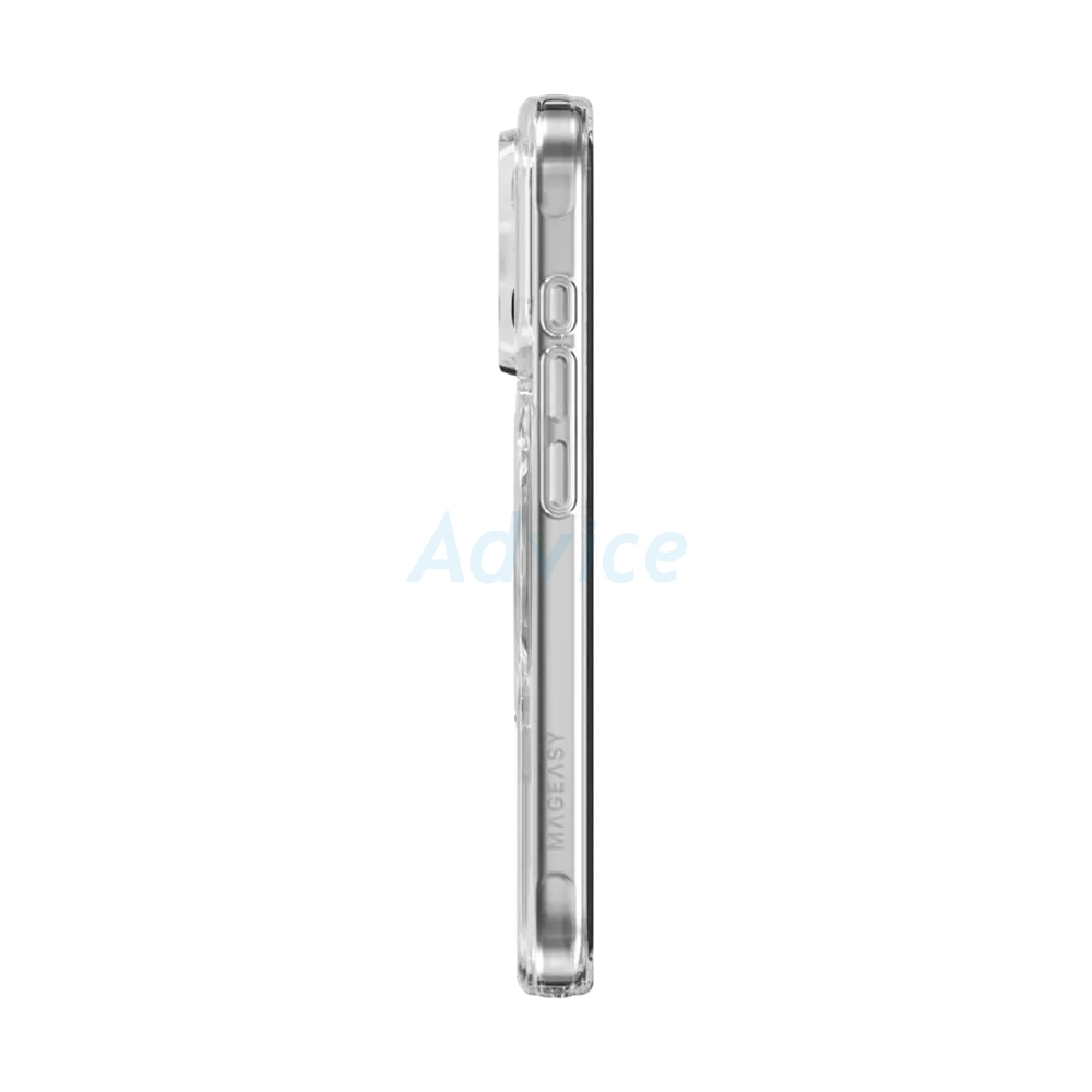 Case iPhone 17 Pro MAGEASY MagStand 360 M Rotating Ring Protective Case Transparent