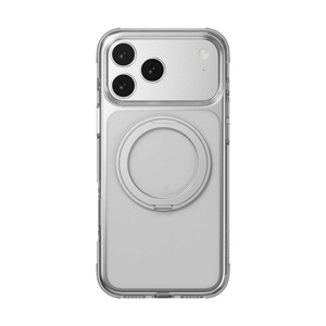 Case iPhone 17 Pro Max MAGEASY MagStand 360 M Rotating Ring Protective Case Transparent