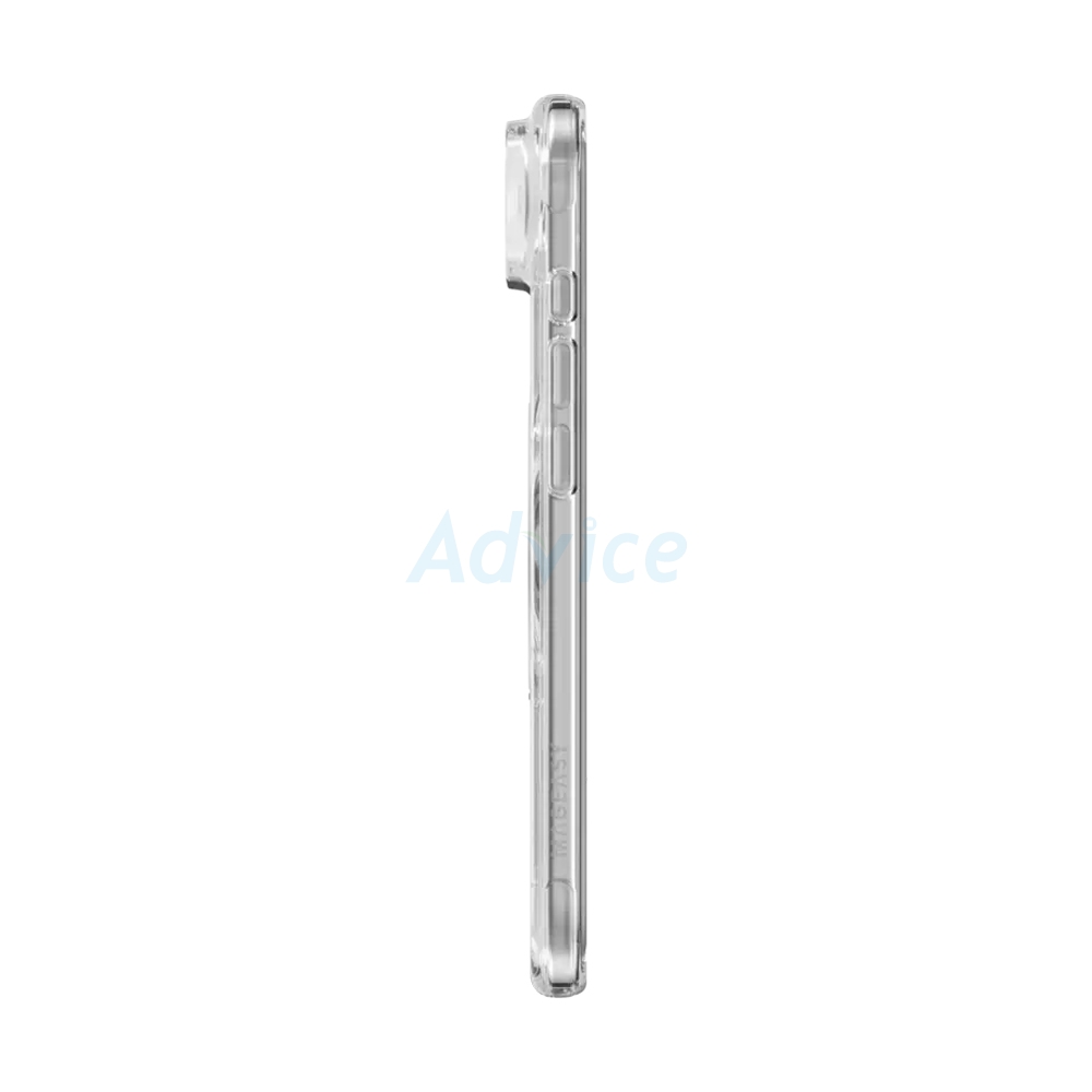 Case iPhone Air MAGEASY MagStand 360 M Rotating Ring Protective Case Transparent