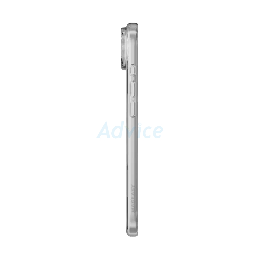 Case iPhone Air MAGEASY Bright M Never Yellowing Shockproof Clear Case Transparent/White Ring