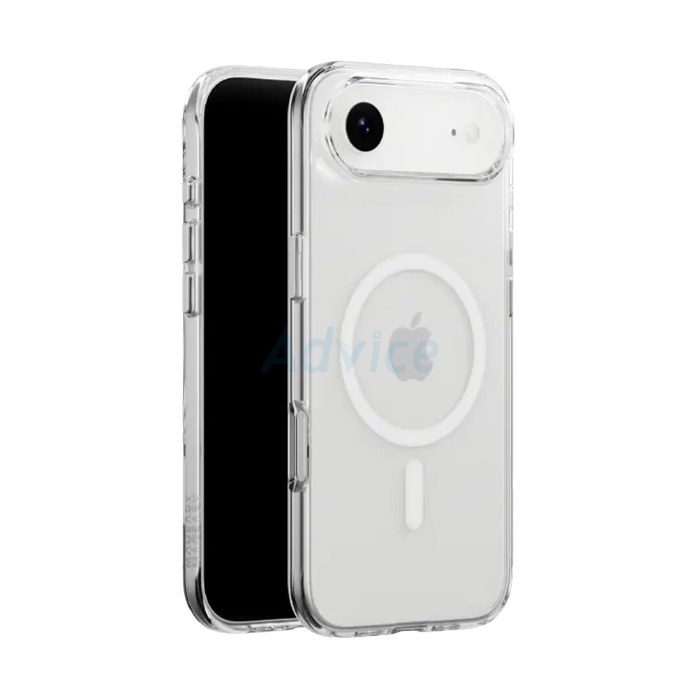 Case iPhone Air MAGEASY Bright M Never Yellowing Shockproof Clear Case Transparent/White Ring
