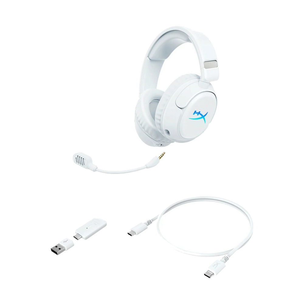HEADSET WIRELESS HYPERX CLOUD FLIGHT 2 WHITE (BLUETOOTH/7.1)