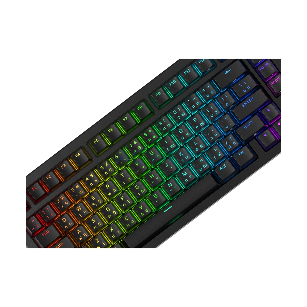 KEYBOARD HYPERX ALLOY RISE 75 BLACK (RED SWITCH คีย์บอร์ด)
