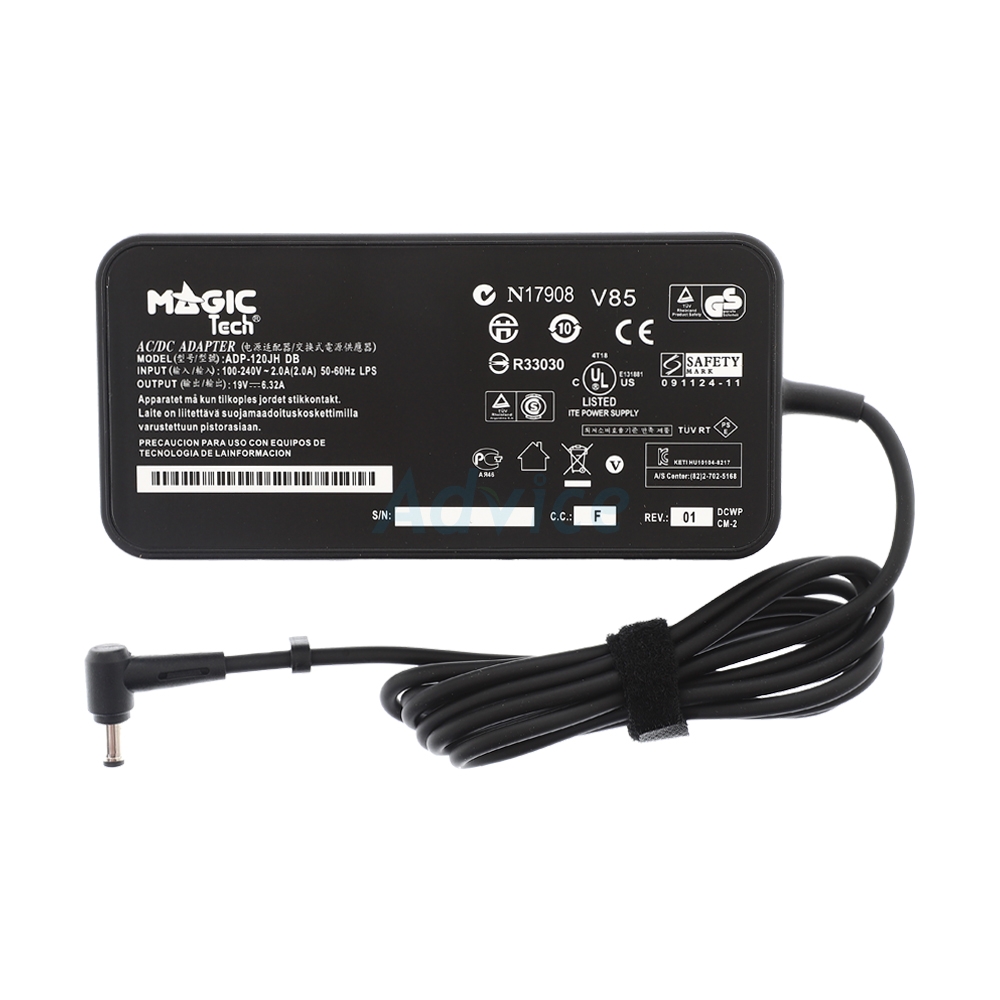 Adapter N/B ASUS (5.5*2.5mm) 19V 6.32A (120W) MAGICTECH (สาย มอก.)