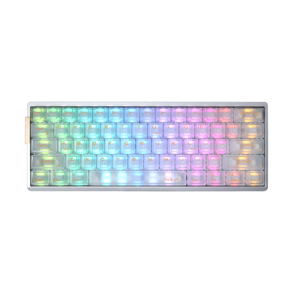 KEYBOARD AULA AG60 WHITE /EN (SNOW MAGNETIC SWITCH คีย์บอร์ด)