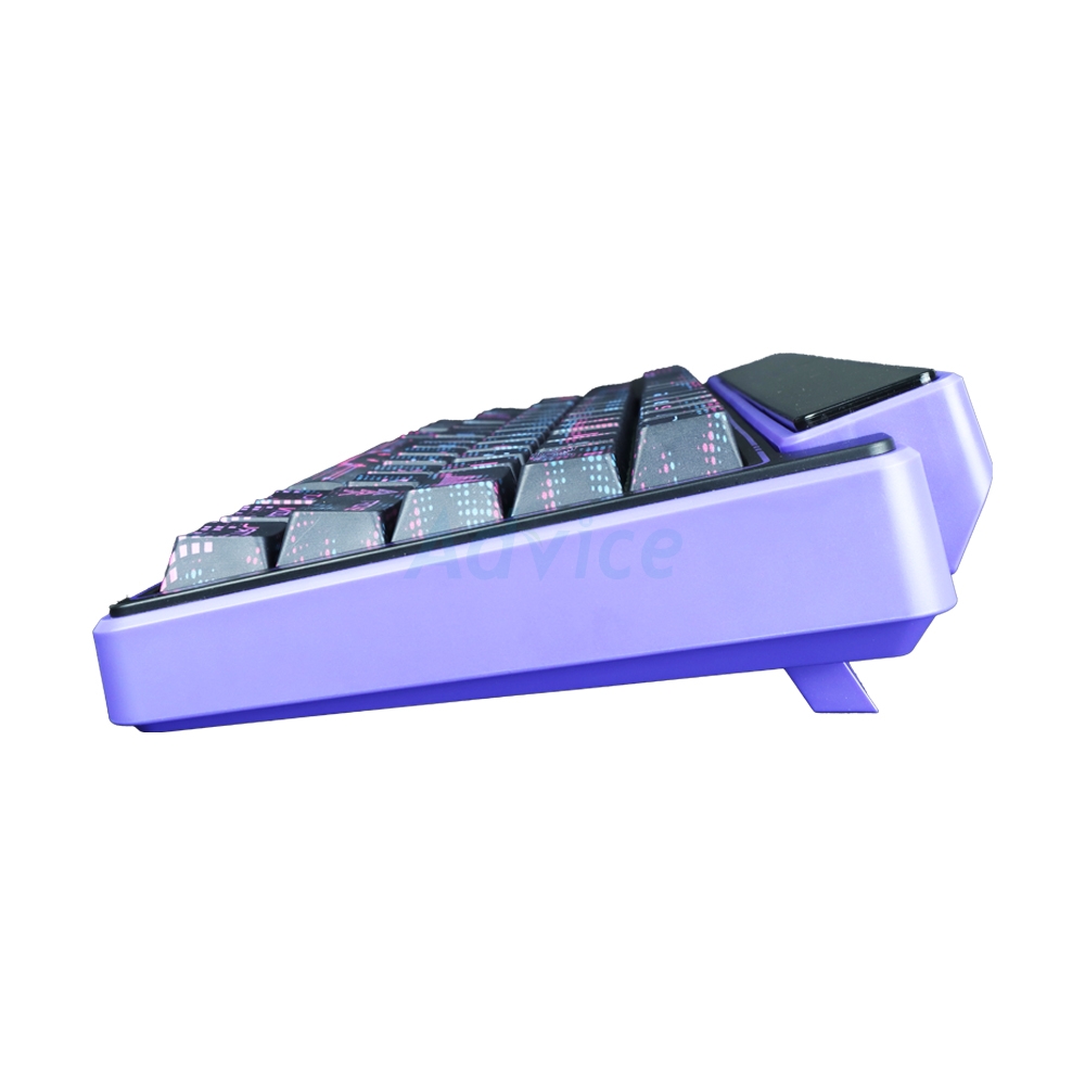 KEYBOARD WIRELESS BLUETOOTH AULA AMG65 PURPLE /EN (LIGHT SILENT SWITCH คีย์บอร์ด)
