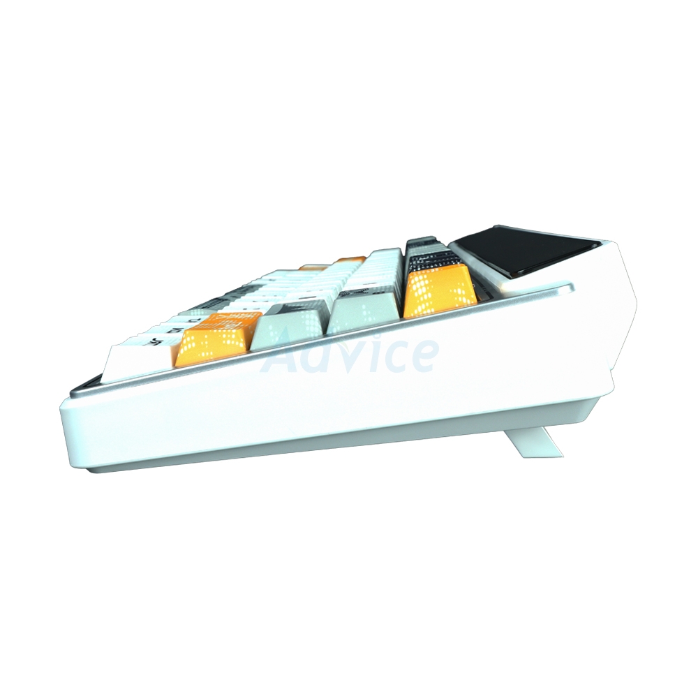 KEYBOARD WIRELESS BLUETOOTH AULA AMG65 WHITE /EN (JASPER SWITCH คีย์บอร์ด)