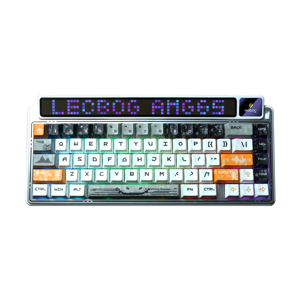 KEYBOARD WIRELESS BLUETOOTH AULA AMG65 WHITE /EN (JASPER SWITCH คีย์บอร์ด)