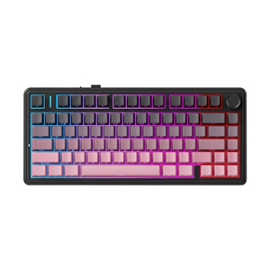 KEYBOARD WIRELESS BLUETOOTH AULA F75 PRO GRADIENT PINK (GREEN SWITCH คีย์บอร์ด)