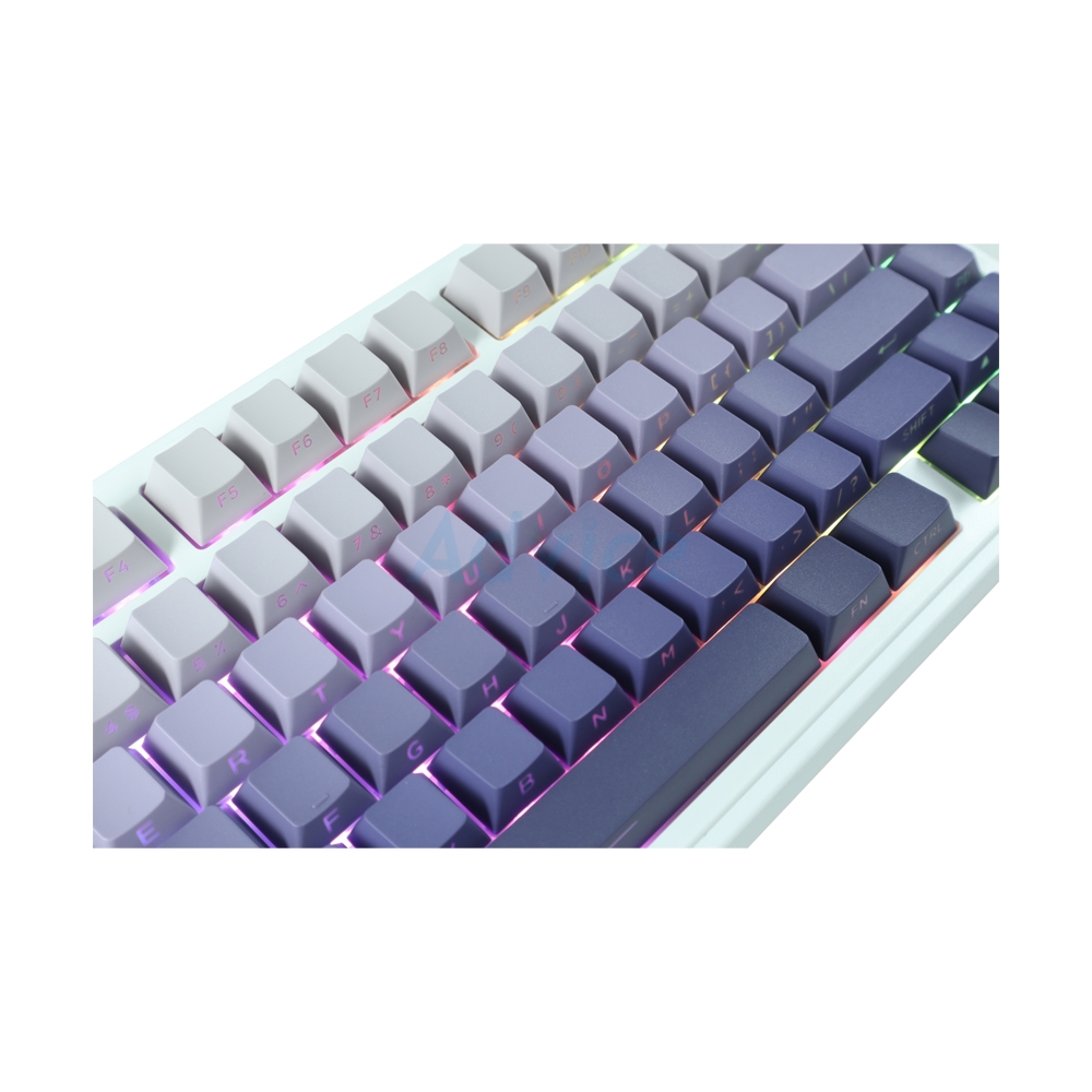 KEYBOARD WIRELESS BLUETOOTH AULA F75 PRO GRADIENT PURPLE (SKY BLUE SWITCH คีย์บอร์ด)