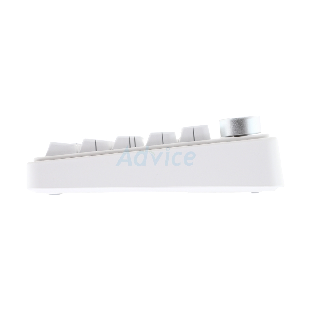 KEYBOARD WIRELESS BLUETOOTH AULA F75 WHITE (CT SKY BLUE SWITCH คีย์บอร์ด)