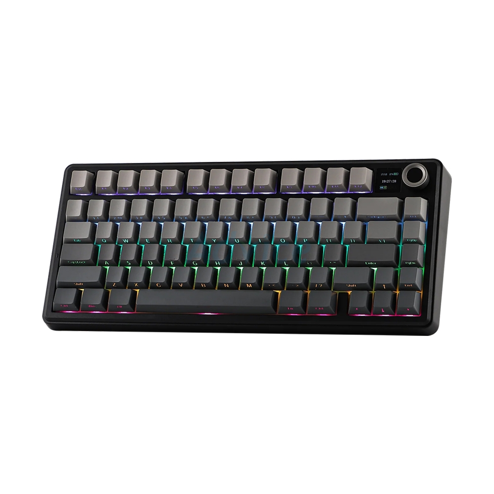 KEYBOARD WIRELESS BLUETOOTH AULA F75MAX GRADIENT GRAY (GREEN SWITCH คีย์บอร์ด)