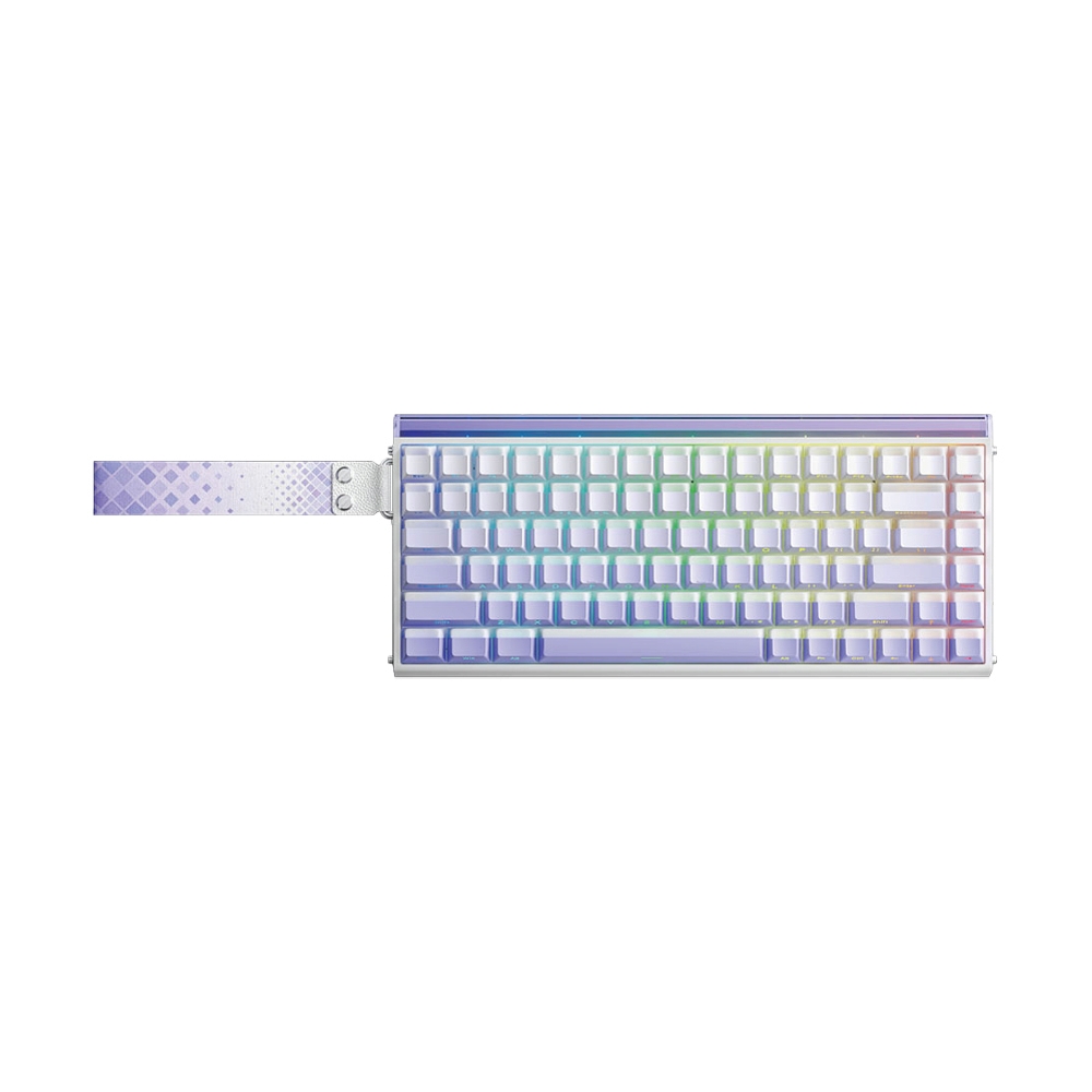 KEYBOARD AULA HERO84HE GRADIENT PURPLE (JADE KING MAGNETIC SWITCH คีย์บอร์ด)