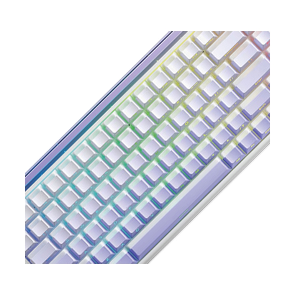 KEYBOARD AULA HERO84HE GRADIENT PURPLE (JADE KING MAGNETIC SWITCH คีย์บอร์ด)