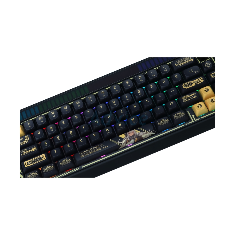 KEYBOARD WIRELESS BLUETOOTH AULA LEOBOG HI65 BLACK (JASPER SWITCH คีย์บอร์ด)