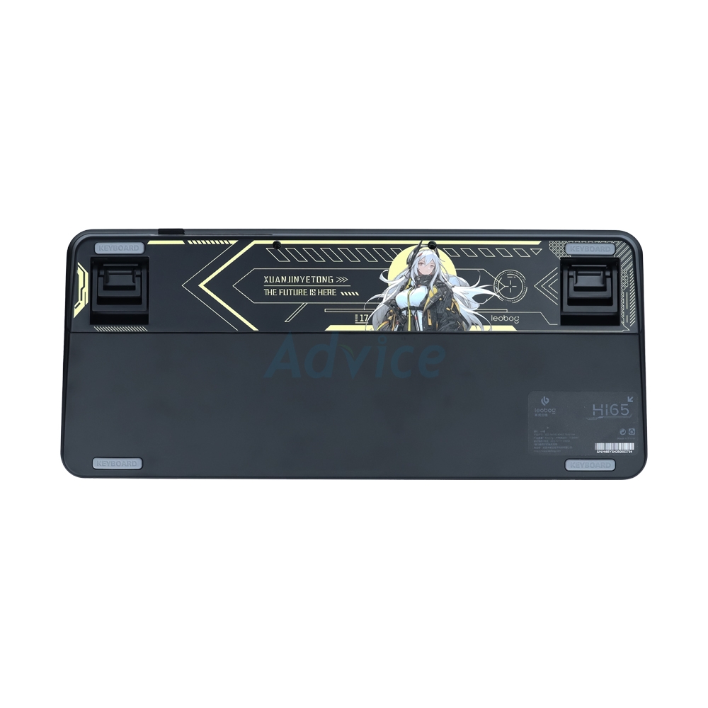 KEYBOARD WIRELESS BLUETOOTH AULA LEOBOG HI65 BLACK (JASPER SWITCH คีย์บอร์ด)