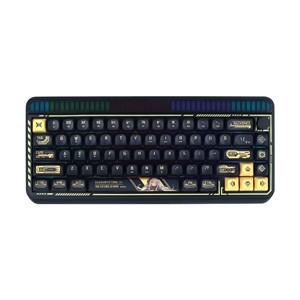 KEYBOARD WIRELESS BLUETOOTH AULA LEOBOG HI65 BLACK (JASPER SWITCH คีย์บอร์ด)