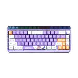 KEYBOARD WIRELESS BLUETOOTH AULA LEOBOG HI65 PURPLE (JASPER SWITCH คีย์บอร์ด)