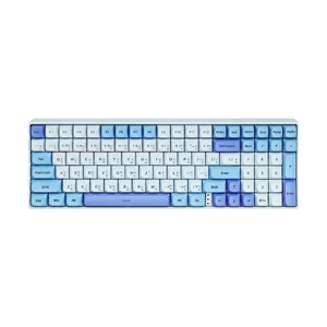 KEYBOARD WIRELESS BLUETOOTH AULA S100 PRO WHITE BLUE DARKPURPLE (RED SWITCH คีย์บอร์ด)