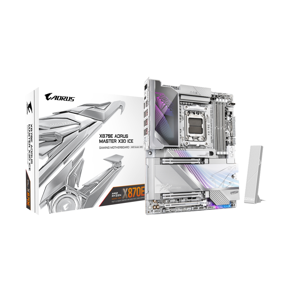 MAINBOARD (AM5) GIGABYTE X870E AORUS MASTER X3D ICE DDR5 (REV. 1.0)