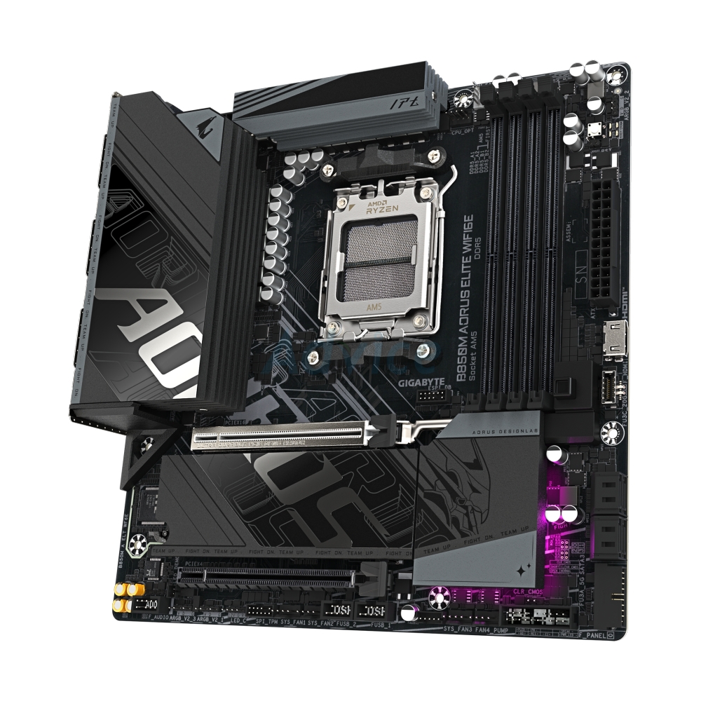 MAINBOARD (AM5) GIGABYTE B850M AORUS ELITE WIFI6E DDR5 (REV. 1.1)