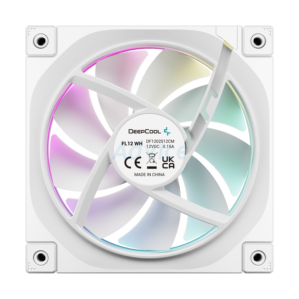 FAN CASE 12CM DEEPCOOL FL12 ARGB WHITE