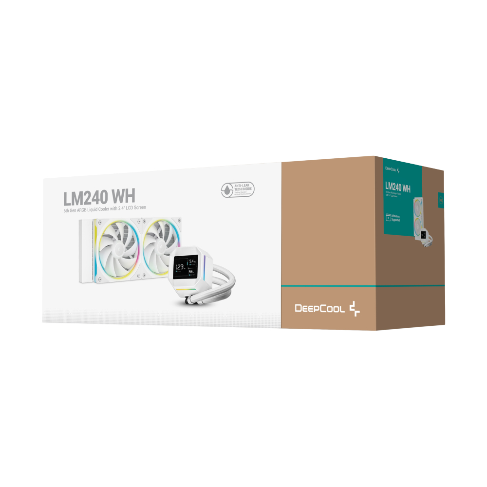 LIQUID COOLING DEEPCOOL LM240 WHITE