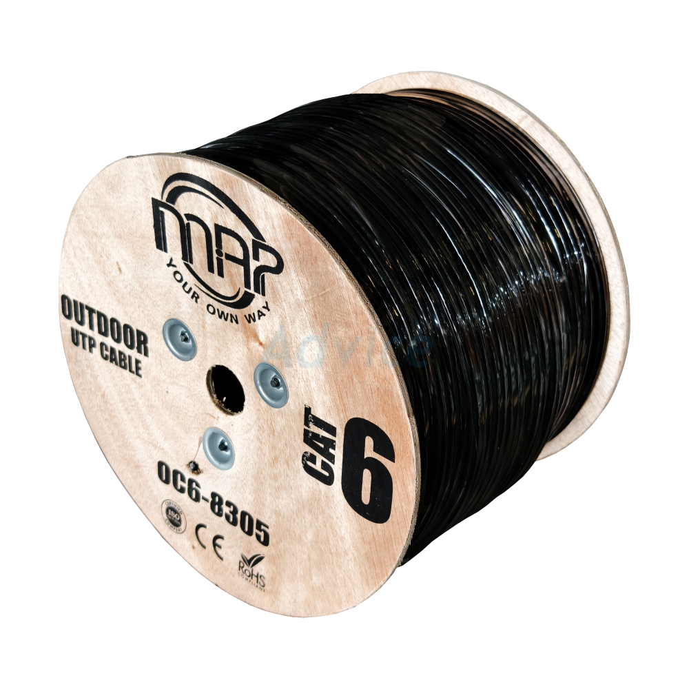 สายแลน CAT6 (305m/Box) MAP (OC6-8305) Outdoor