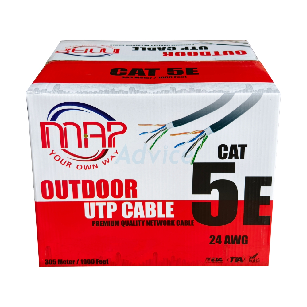 CAT5e UTP Cable (305m./Box) MAP (OC5E-8305)