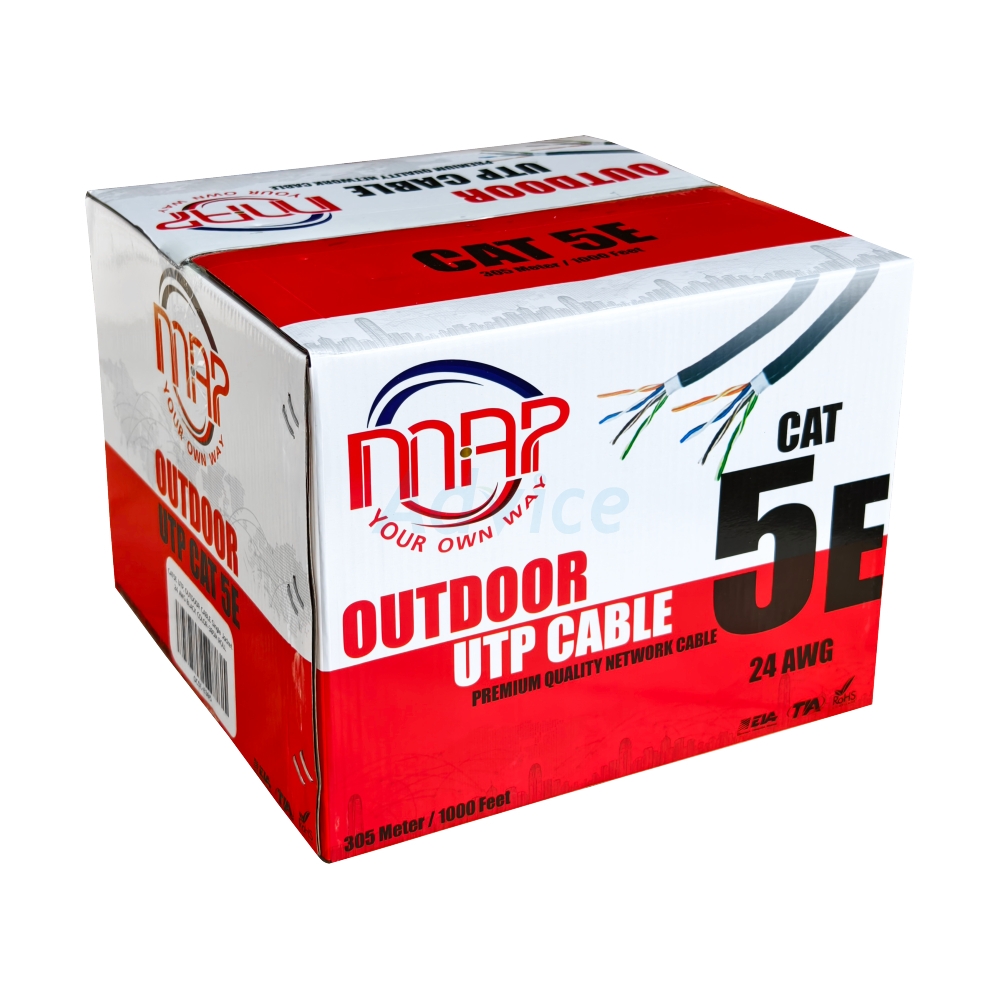 CAT5e UTP Cable (305m./Box) MAP (OC5E-8305)