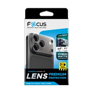 ฟิล์มกล้อง iPhone 17 Pro Max FOCUS Lens Frame Hybrid Matte