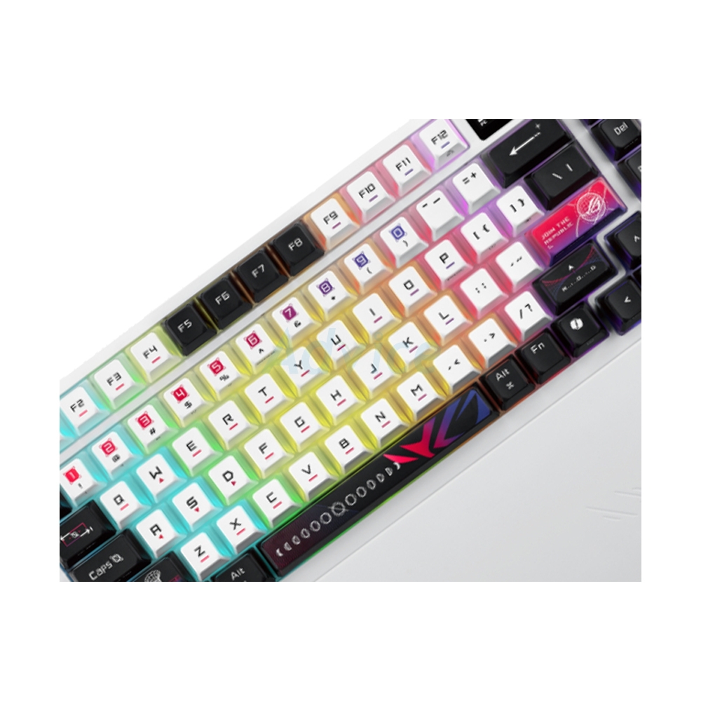 KEYBOARD WIRELESS BLUETOOTH ASUS ROG M704 AZOTH X / EN (SNOW SWITCH คีย์บอร์ด)