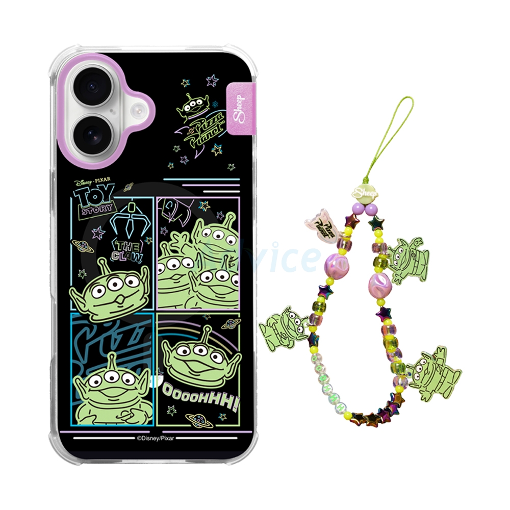 Case iPhone 17 Sheep - Aliens Neon