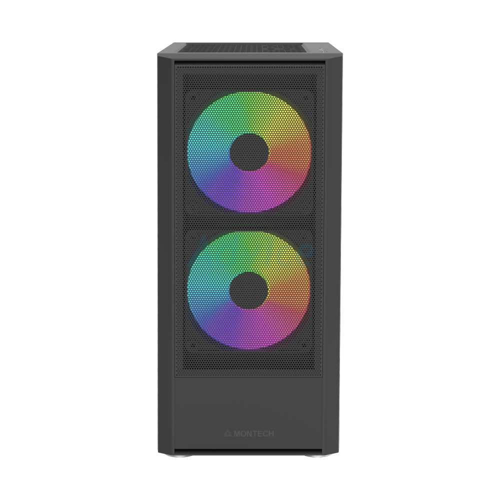 ATX CASE (NP) MONTECH X2 PLUS BLACK