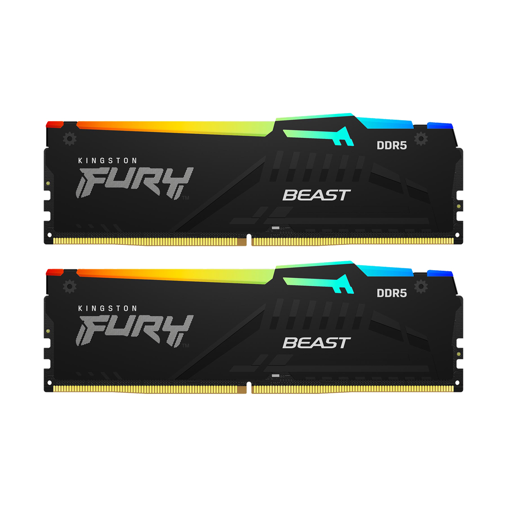 RAM DDR5(5200) 16GB KINGSTON FURY BEAST RGB (KF552C40BBA-16)