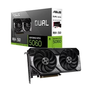 VGA ASUS GEFORCE RTX 5060 DUAL 8G - 8GB GDDR7