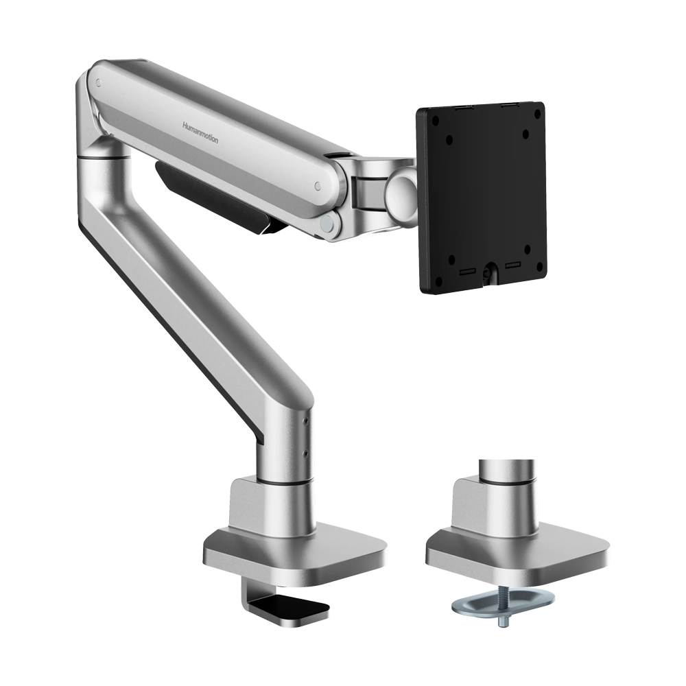 MONITOR ARM HUMANMOTION HUMANEX T18-1 (HX-ARM-HT-ZERO-1Y) SILVER